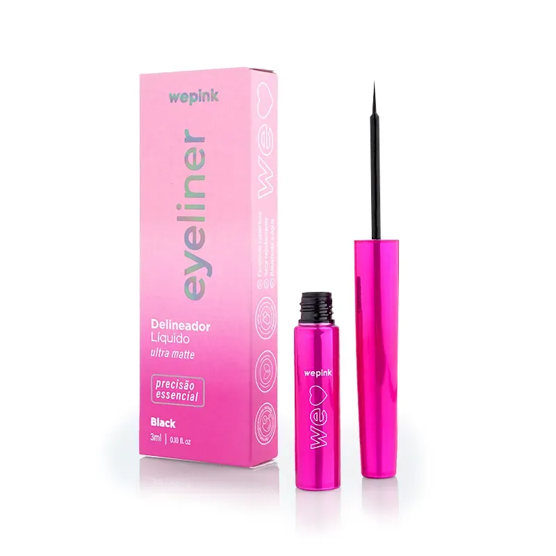 Eyeliner Delineador Líquido Black - 3ml - Wepink